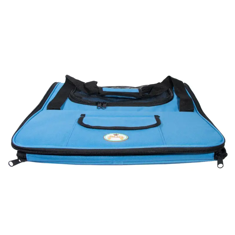 Ultra-Lock' Collapsible Safety Travel Wire Folding Pet Car Seat Carrier