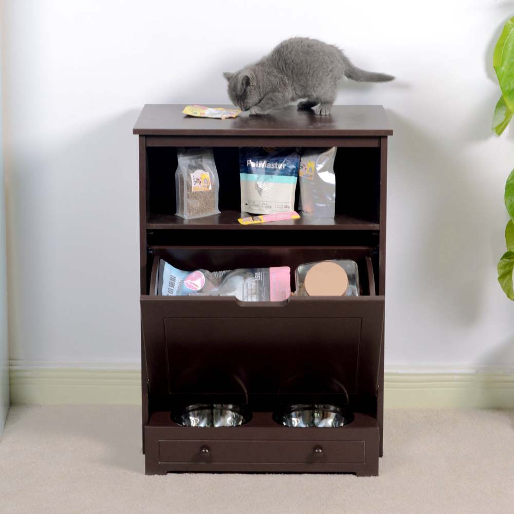 Best-selling pet food cabinets and feeding bowls pet water dispensers