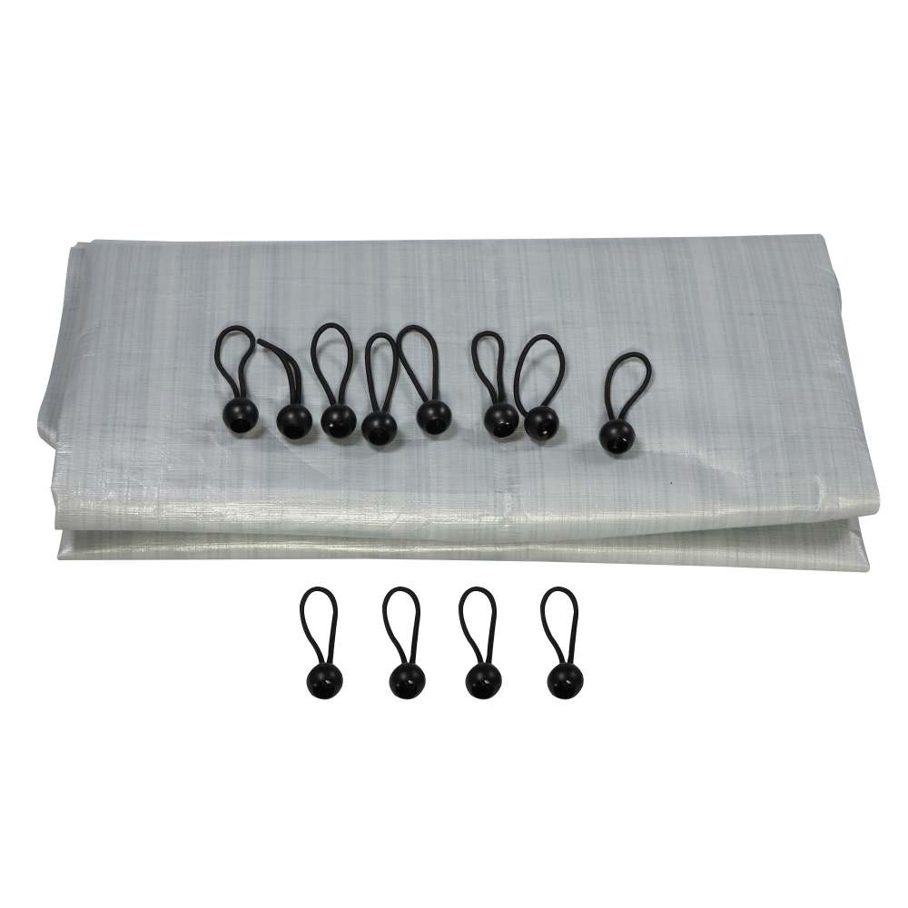 6.9 x 3.3 x 5.6 ft Dog Kennel with Waterproof Cover, Welded Wire Outdoor Dog Playpen, Black