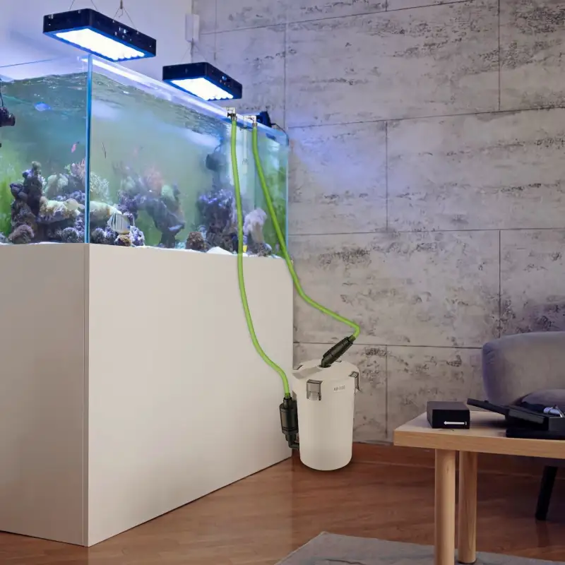 3-Stage External Canister Filter for 28 Gallon Aquarium Fish Tank 105gph 6W Easy Installation Silent