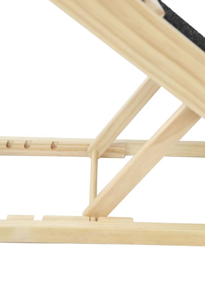 Tall Adjustable Pet Ramp; Folding Portable Wooden Dog Cat Ramp; Non-Slip Paw Traction Surface Dog Step for Car; SUV; Bed; Couch; Adjustable Height from 9.3" to 24"