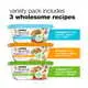 Purina Beneful Chopped Blends Wet Dog Food Variety Pack Beef Chicken 10 oz Tubs (12 Pack)