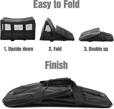 ScratchMe Pet Travel Carrier Soft Sided Portable Bag for Cats, Small Dogs,