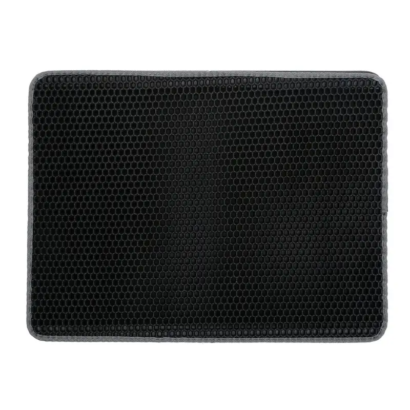 Cat Litter Mat EVA Honeycomb Double Layer Kitty Litter Trapping Carpet Urine-proof Scatter Rug Pad