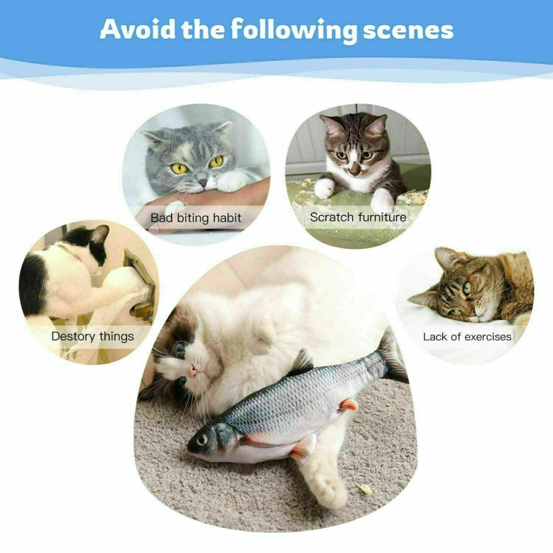 New Stylish Cat Toys For Kitten  Design Windmill And Fish   What types of cat toys are best for kittens