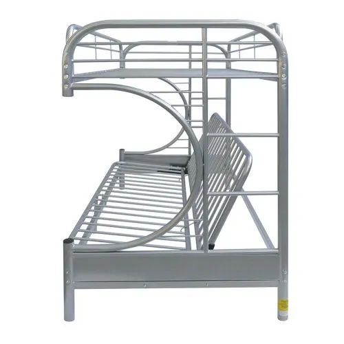 Eclipse Bunk Bed (Twin/Full/Futon) in Silver 02091SI