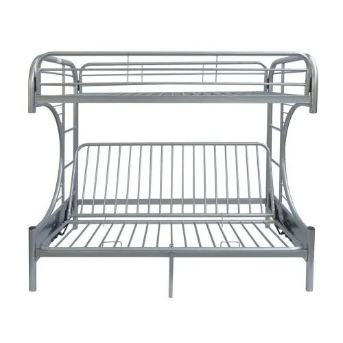 Eclipse Bunk Bed (Twin/Full/Futon) in Silver 02091SI