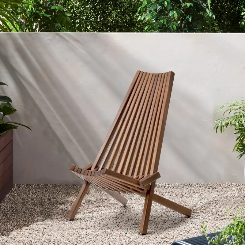 Folding wood chair RT