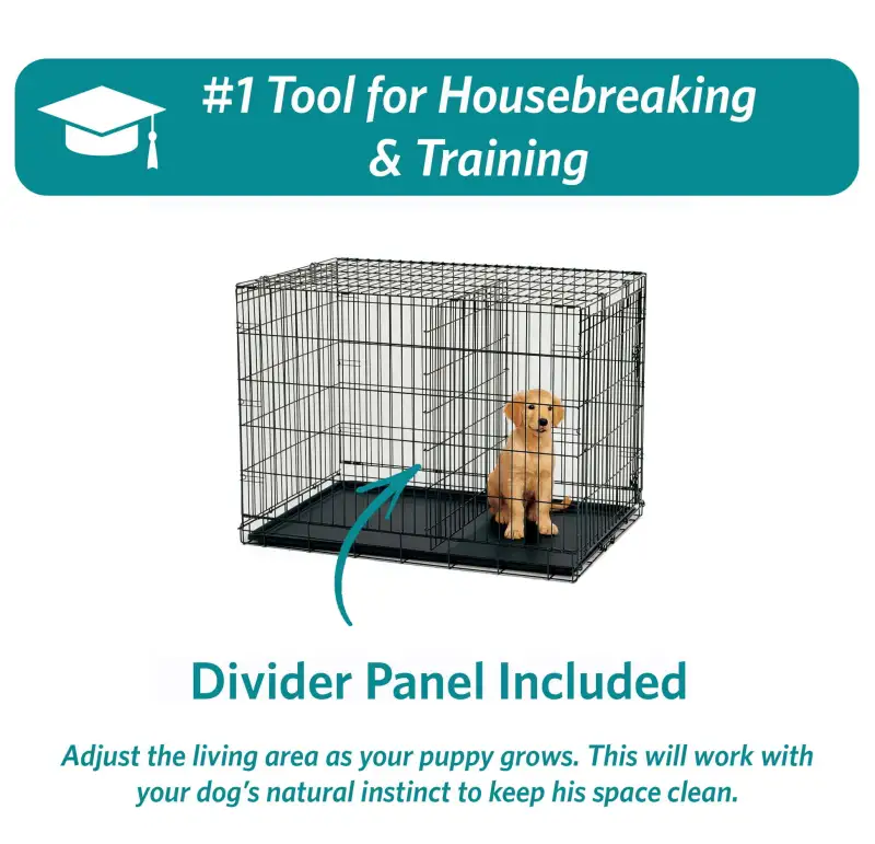 MidWest Homes For Pets Double Door iCrate Metal Dog Crate