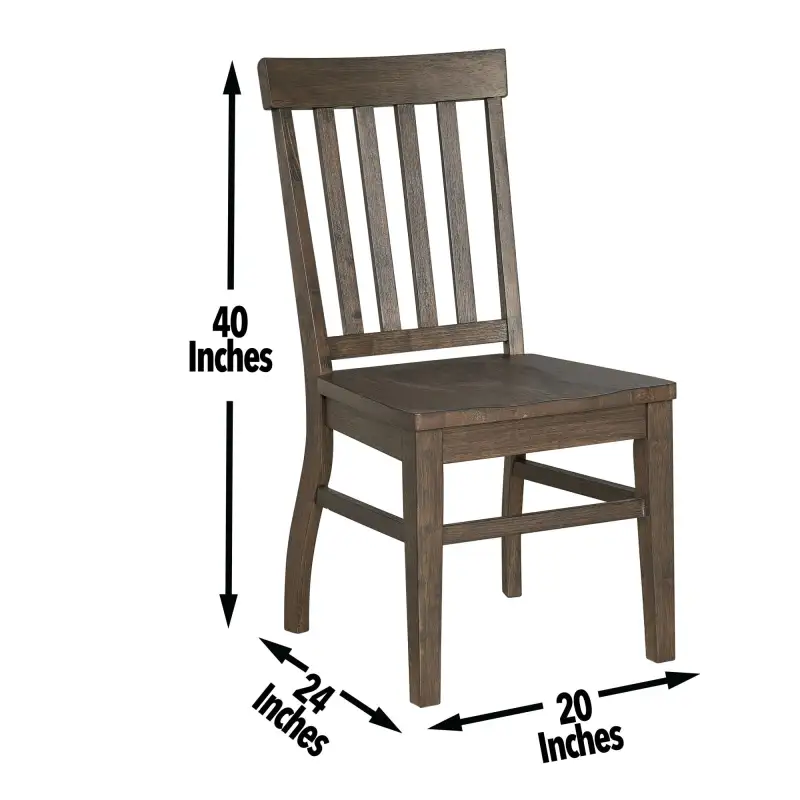 Dark Oak Side Chair