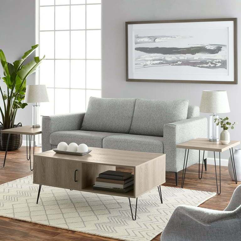 Hairpin Leg Square Side Table