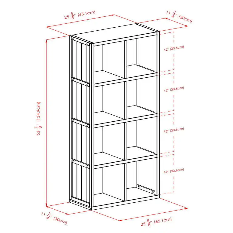 Storage Cube, Black Finish
