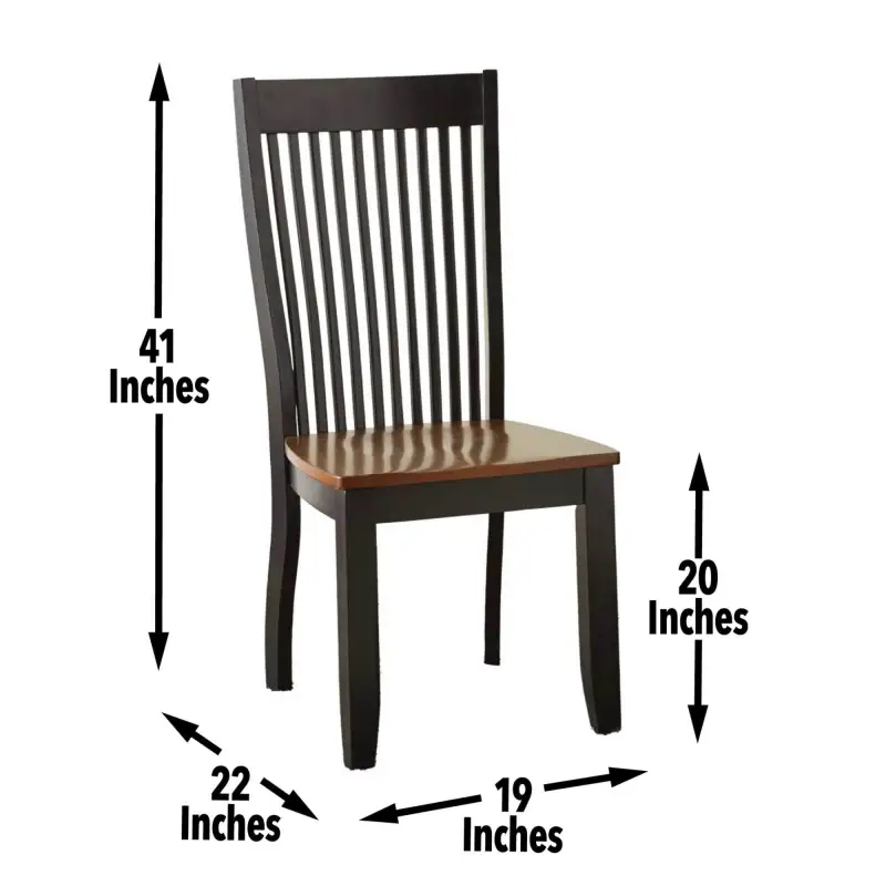 Timeless Arts and Crafts Side Chairs - Mission Style, Medium Brown Finish
