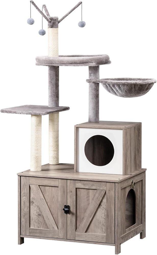 Cat Litter Cabinet: The Hidden Privacy Solution for Your Cat – Integrate a Stylish Cat Litter Box Cabinet Into Your Home With Petnihao’s All-In-One Cat Mansion