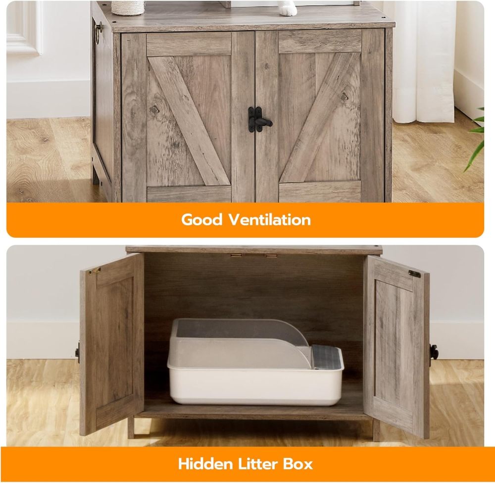 Cat Litter Cabinet: The Hidden Privacy Solution for Your Cat – Integrate a Stylish Cat Litter Box Cabinet Into Your Home With Petnihao’s All-In-One Cat Mansion