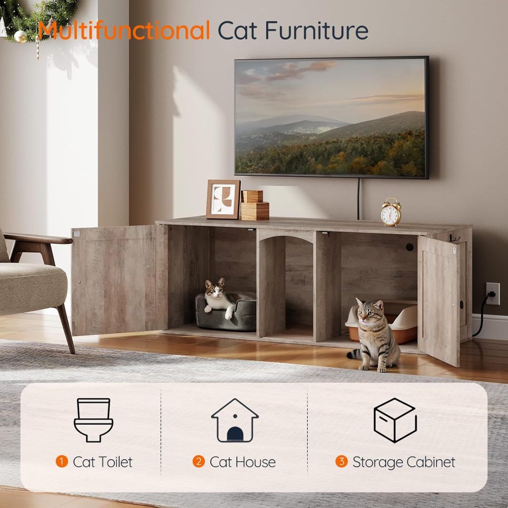 Self cleaning litter boxes for cats – 5 Key Benefits of Petnihao’s Extra Large Litter Box for Big Cats | Save Time & Keep Home Odor-Free