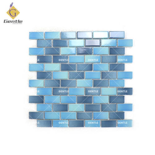 Wholesale Variating Blue Ceramic Mosaic Tiles