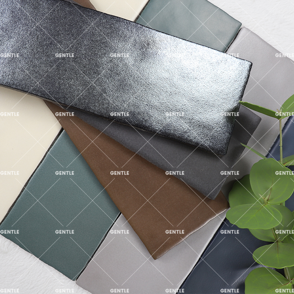 Metallic porcelain ceramic Interior wall tiles | GentleMosaic