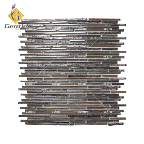 Custom Long Slim Strip Mosaic Tiles For Kitchen Backsplash