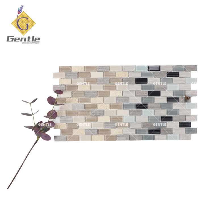 Wholesale Travertine Wood Grain Crystal Mosaic Tiles