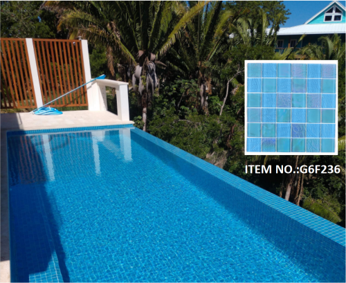 Glass Mosaic Swimming Pool Decoration