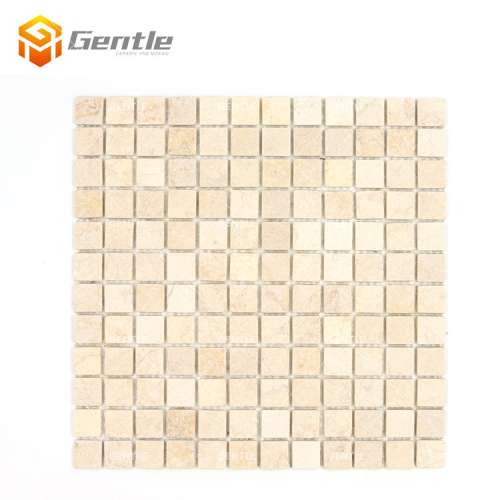 Wholesale Square Light Brown Marble Mosaic Tiles