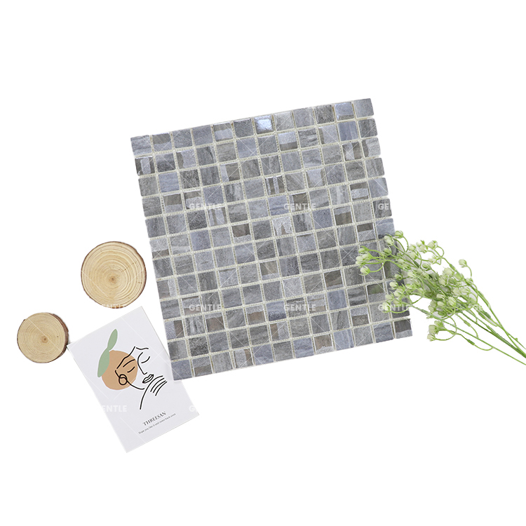 Iridescence surface gray and variation shinning recycled glass wall