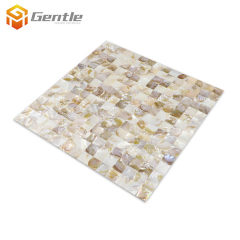 Customize Dark Mother Pearl Color Square Natural Shell Mosaic Tiles
