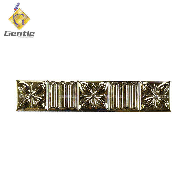 Fast dispatch metal polished gold tile trim external border for ceramic ...