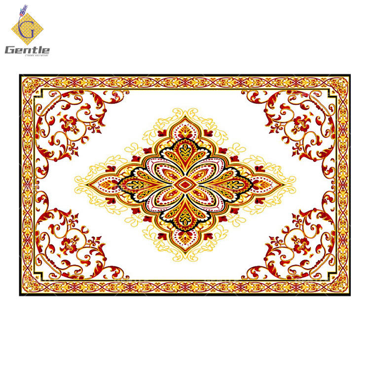 Foshan popular design ceramic tile floor golden carpet polished 1800