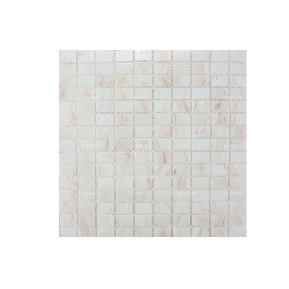 Custom Blackish Green Rectangular Hot Melt Glass Mosaic Tiles
