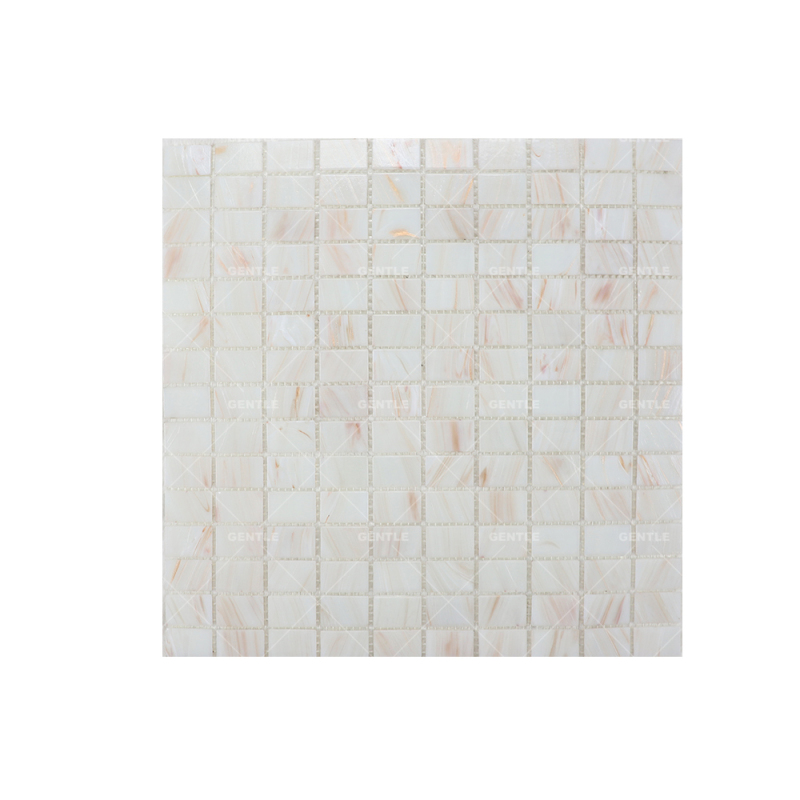 Custom Blackish Green Rectangular Hot Melt Glass Mosaic Tiles