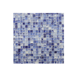 Custom Colorful Ice Crystal Texture Hot Melt Glass Mosaic Tiles