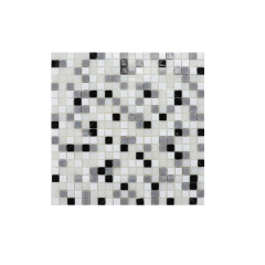 Custom Black Square Hot Melt Glass Mosaic Tiles