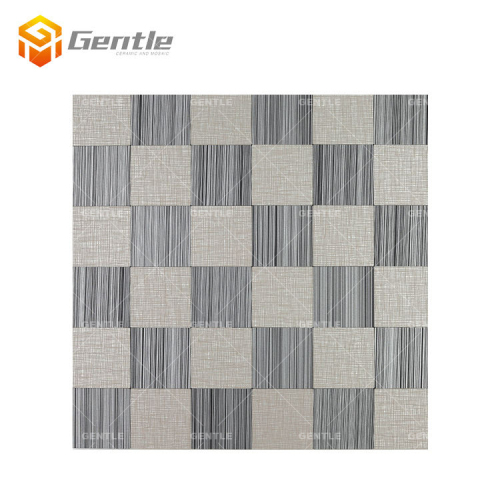 White And Black Square Aluminum Composite Mosaic