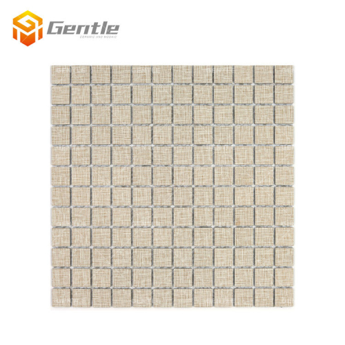 Light Brown Square Aluminum Composite Mosaic