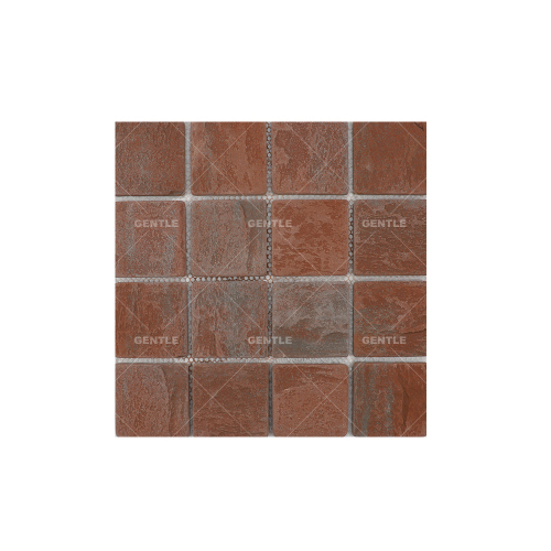 Wholesal Red Clay Square Ceramic Mosaic Tiles