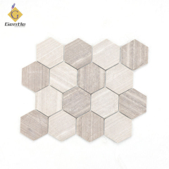 Marble Texture Recycled Glass Mosaic