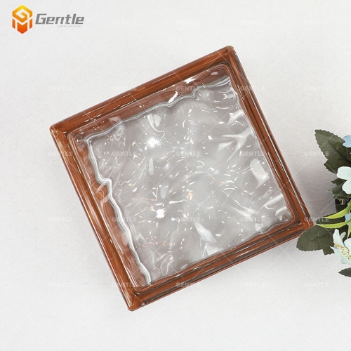 Wholesale Colored Edge Transparent Glass Bricks