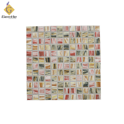 Wholesale Mixed Color Square Ceramic Mosaic Tiles