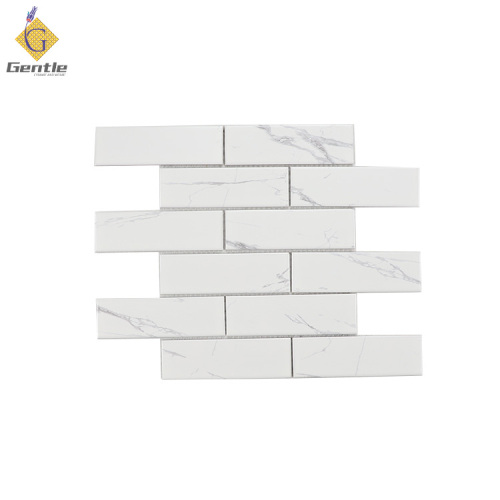 Wholesale 45X145MM Carrara White Ceramic Mosaic Tiles