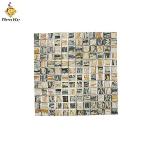 Wholesale Smooth Mixed Color Square Ceramic Mosaic Tiles
