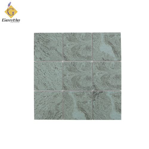 Wholesale Green Stone Texture SquareCeramic Mosaic Tiles