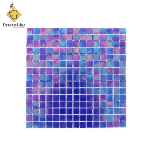 Wholesale Dark Blue Hot Melt Mosaic Tiles