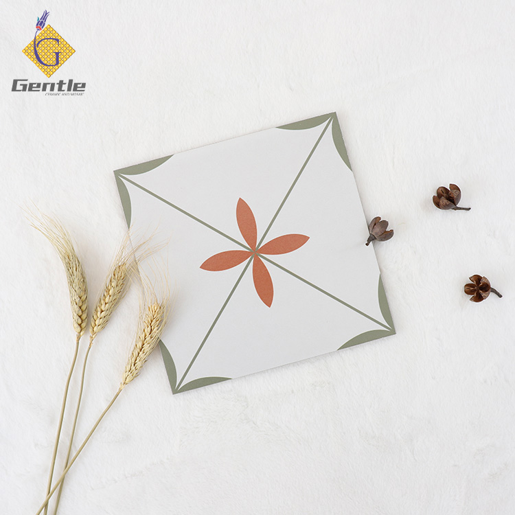 Custom Square Ash Gray Patten Tiles