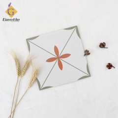 Custom Square Ash Gray Patten Tiles