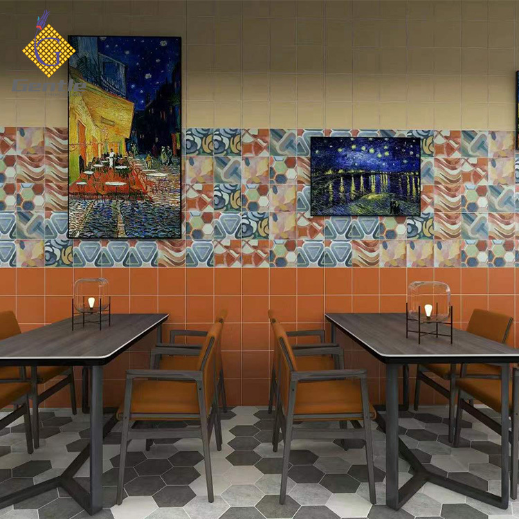 Custom Red Patten Tiles