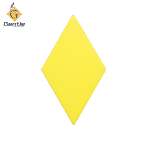 Wholesale Yellow Diamond Hand Art Tiles For Bathroom