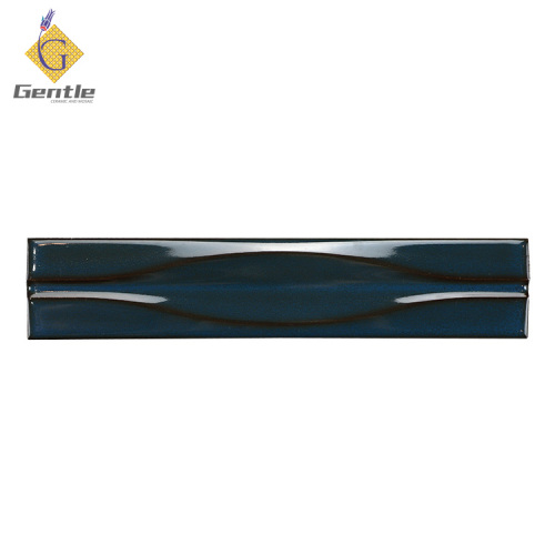 Custom Blue Rectangular Art Tiles For Living Room