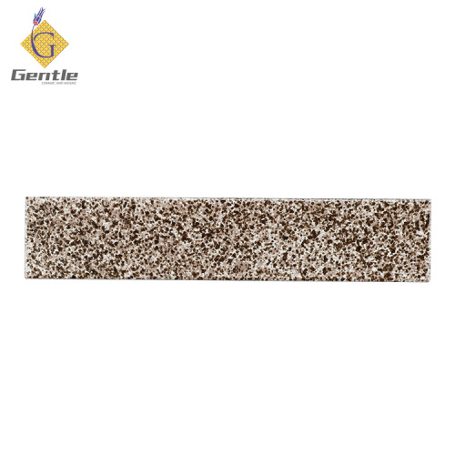 Custom Brown Art Tiles With Stone Texture